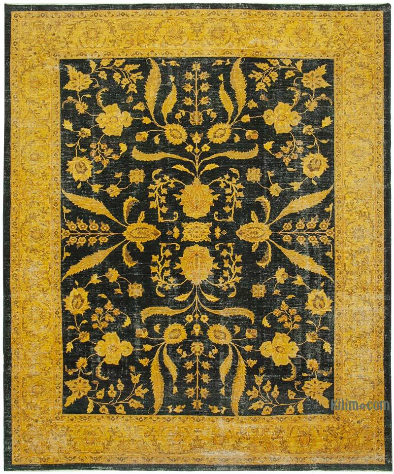 New Hand Knotted Wool Oushak Rug - 9' 5" x 11' 5" (113" x 137") - K0063120