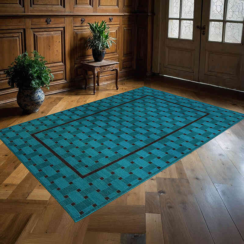 New Hand Knotted Wool Rug - 5' 11" x 8' 9" (71" x 105") - K0063121