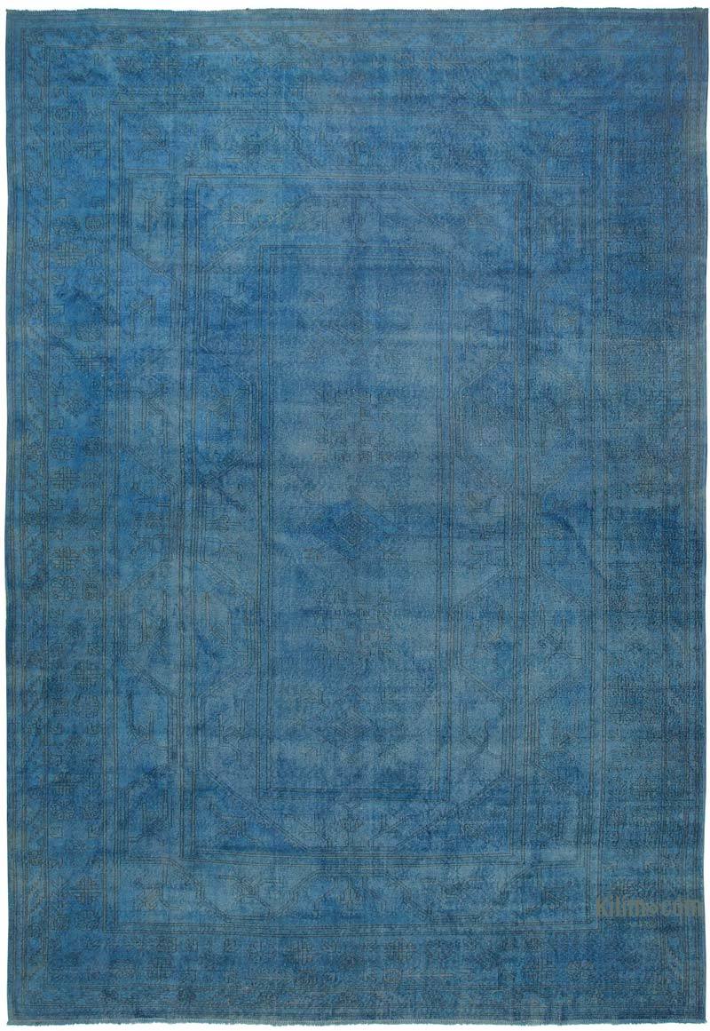 New Over-dyed Hand-Knotted Turkish Rug - 10' 3" x 14' 10" (123" x 178") - K0063123