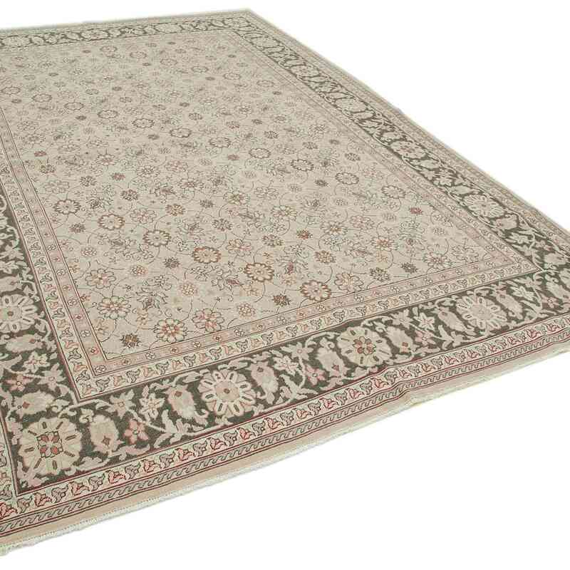 New Hand Knotted Wool Oushak Rug - 7' 2" x 10' 6" (86" x 126") - K0063129