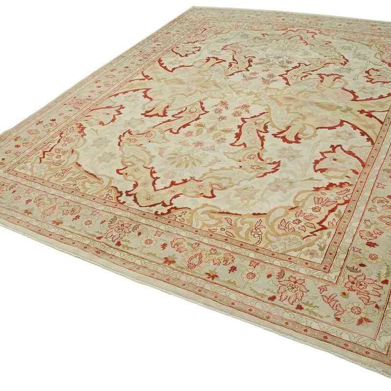 New Hand Knotted Wool Oushak Rug - 7' 10" x 10' 2" (94" x 122") - K0063132