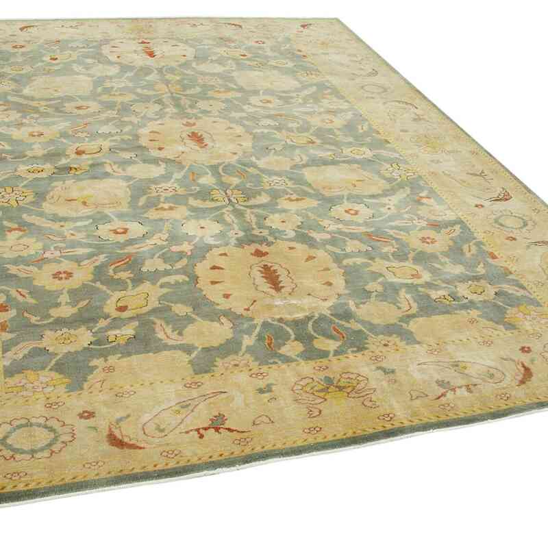 New Hand Knotted Wool Oushak Rug - 7' 11" x 10' 1" (95" x 121") - K0063149