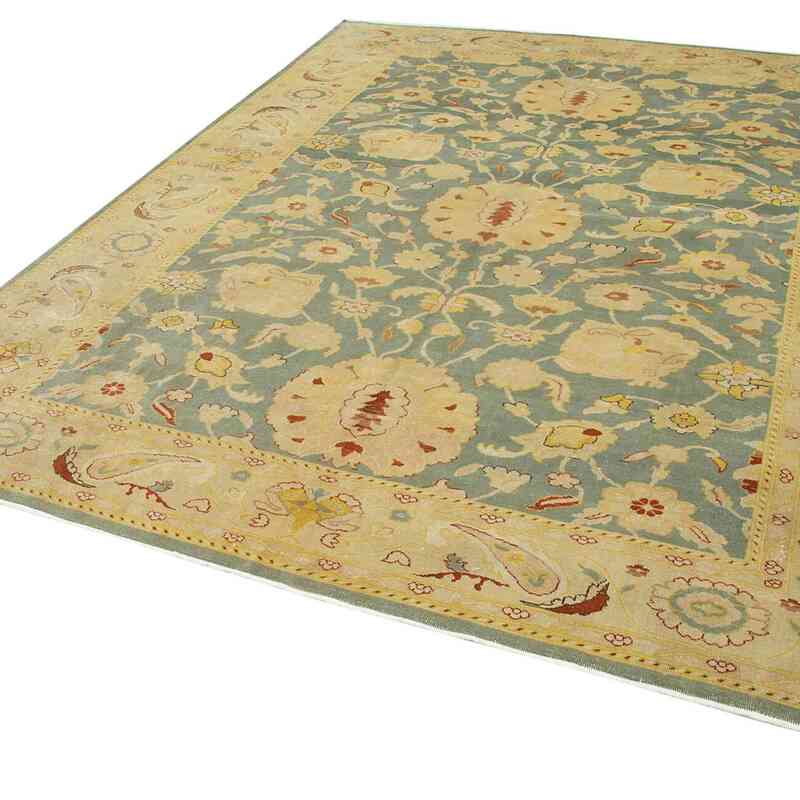 New Hand Knotted Wool Oushak Rug - 7' 11" x 10' 1" (95" x 121") - K0063149