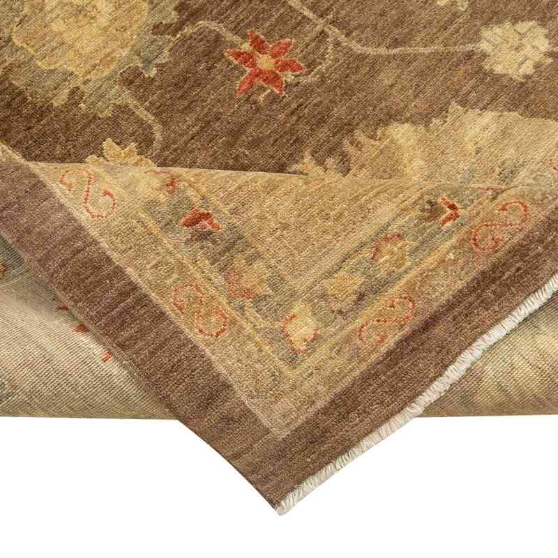 New Hand Knotted Wool Oushak Rug - 9' 8" x 13' 8" (116" x 164") - K0063157