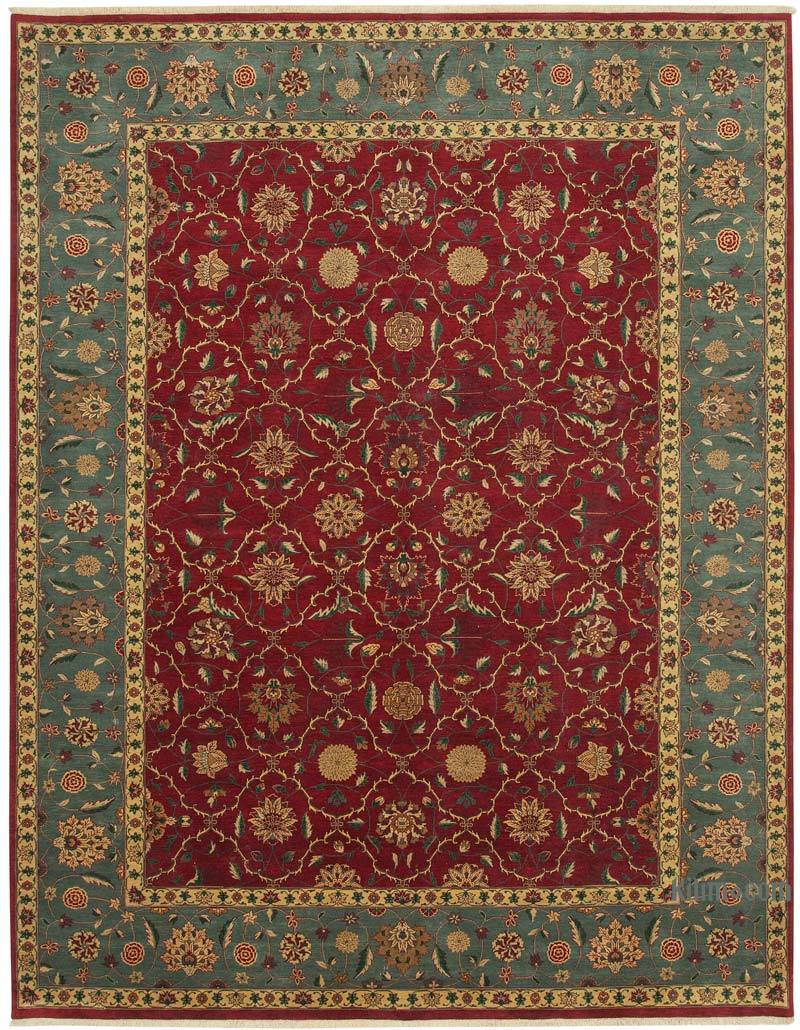 New Hand Knotted Wool Oushak Rug - 9'  x 11' 8" (108" x 140") - K0063162