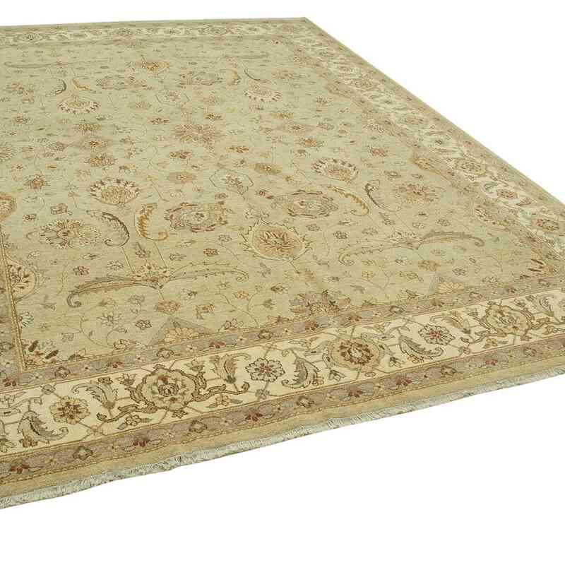 New Hand Knotted Wool Oushak Rug - 9'  x 12'  (108" x 144") - K0063172