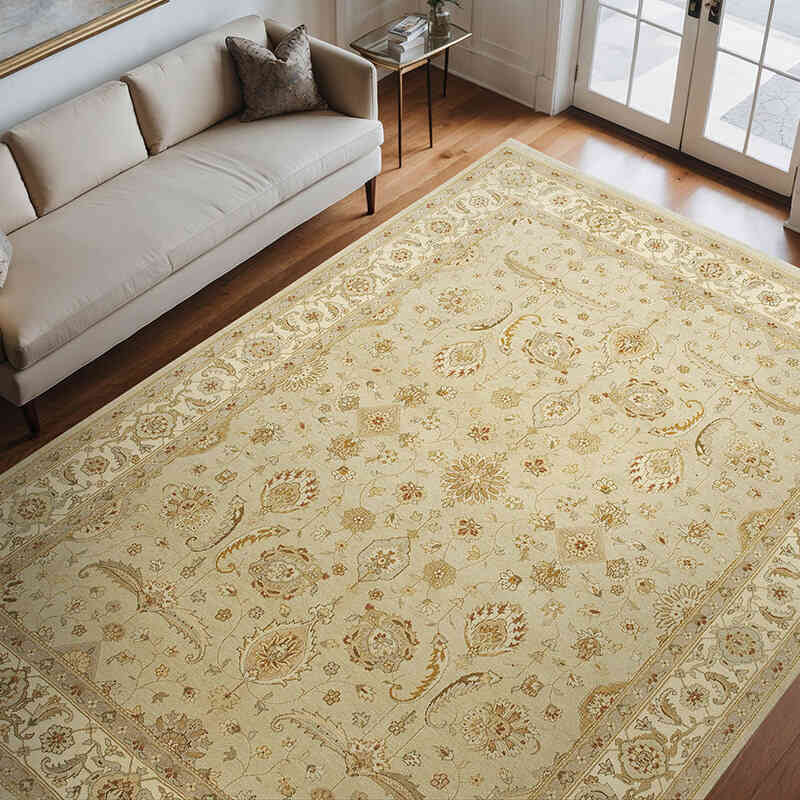 Nueva Alfombra Oushak Tejida a Mano - 274 cm x 366 cm - K0063172