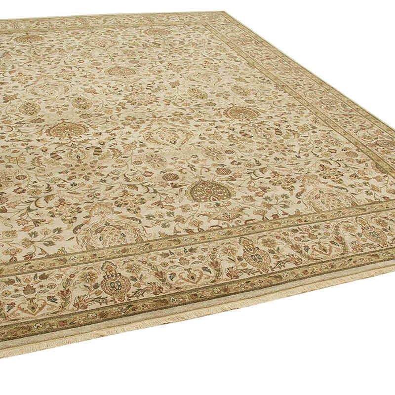 New Hand Knotted Wool Oushak Rug - 9'  x 12'  (108" x 144") - K0063178