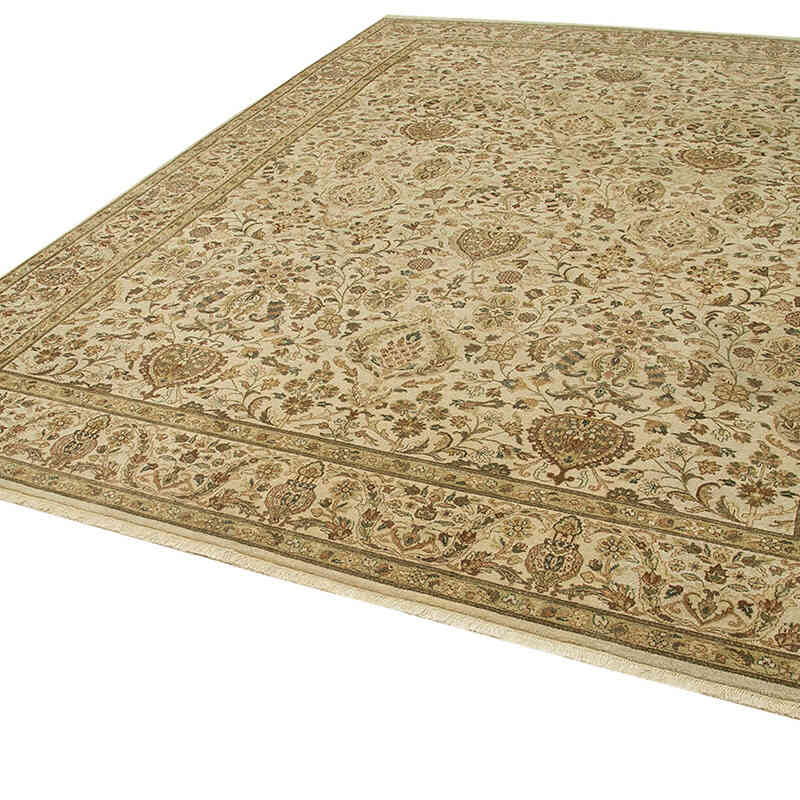 New Hand Knotted Wool Oushak Rug - 9'  x 12'  (108" x 144") - K0063178