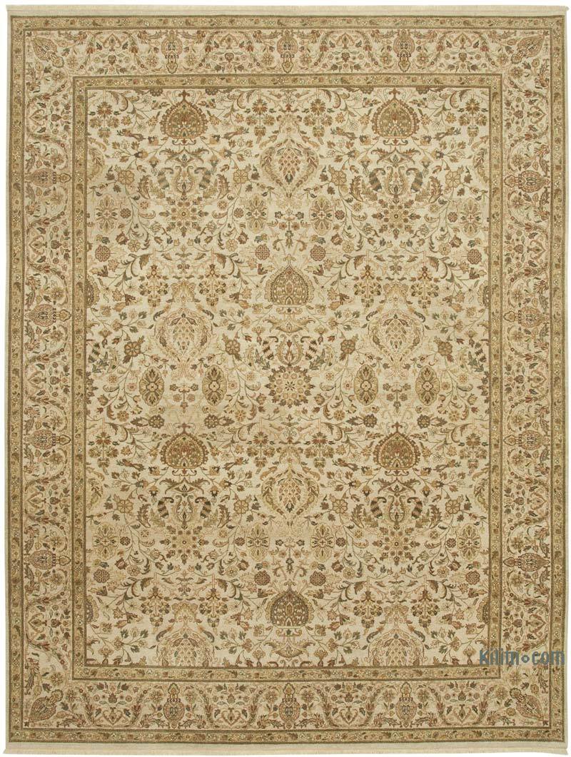 New Hand Knotted Wool Oushak Rug - 9'  x 12'  (108" x 144") - K0063178
