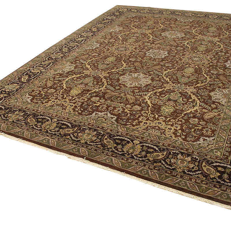 New Hand Knotted Wool Oushak Rug - 8' 10" x 11' 11" (106" x 143") - K0063179