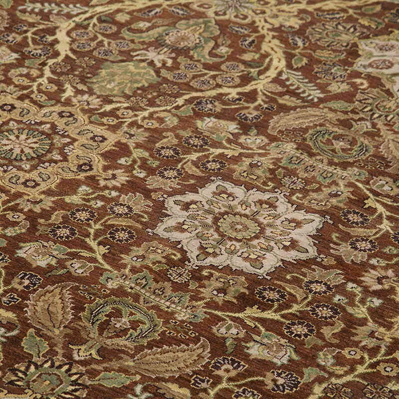 New Hand Knotted Wool Oushak Rug - 8' 10" x 11' 11" (106" x 143") - K0063179
