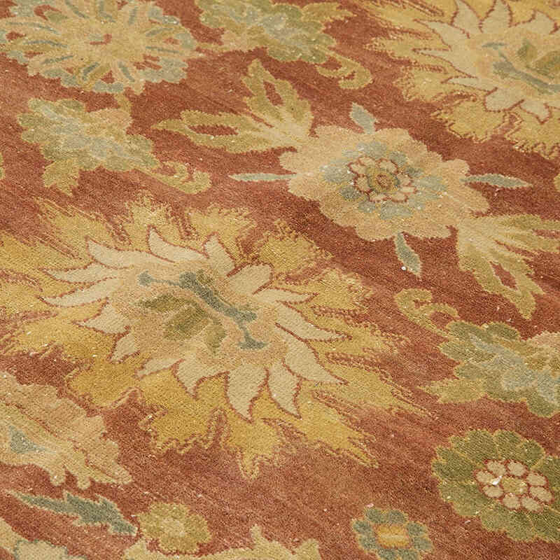 New Hand Knotted Wool Oushak Rug - 8' 2" x 9' 9" (98" x 117") - K0063182