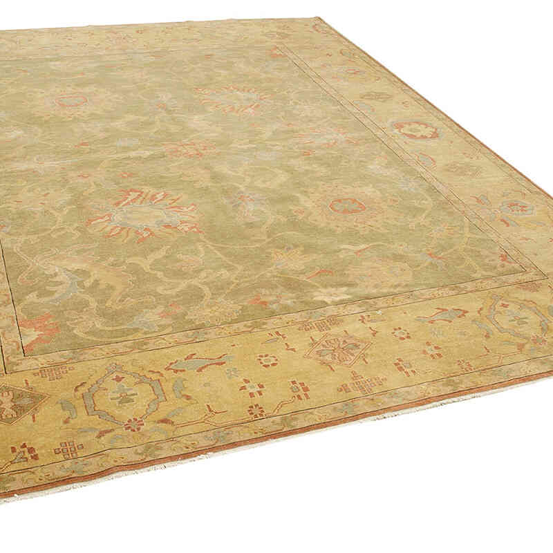 New Hand Knotted Wool Oushak Rug - 8' 4" x 10'  (100" x 120") - K0063185