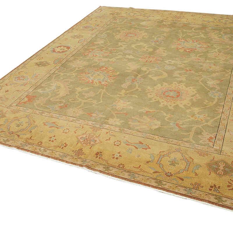 New Hand Knotted Wool Oushak Rug - 8' 4" x 10'  (100" x 120") - K0063185