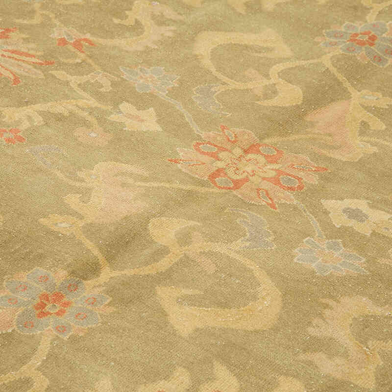 New Hand Knotted Wool Oushak Rug - 8' 4" x 10'  (100" x 120") - K0063185