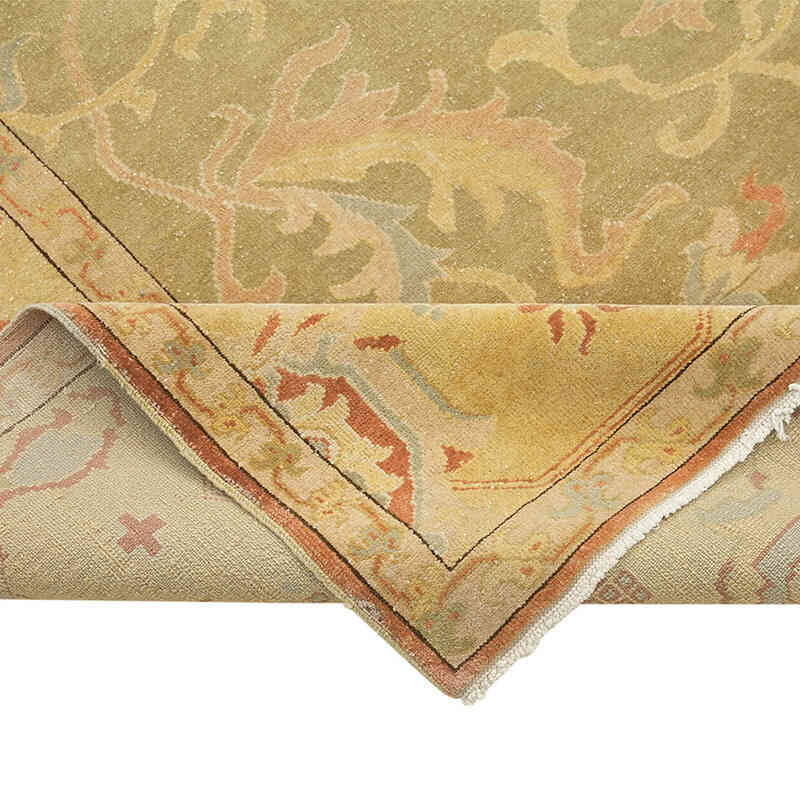 New Hand Knotted Wool Oushak Rug - 8' 4" x 10'  (100" x 120") - K0063185