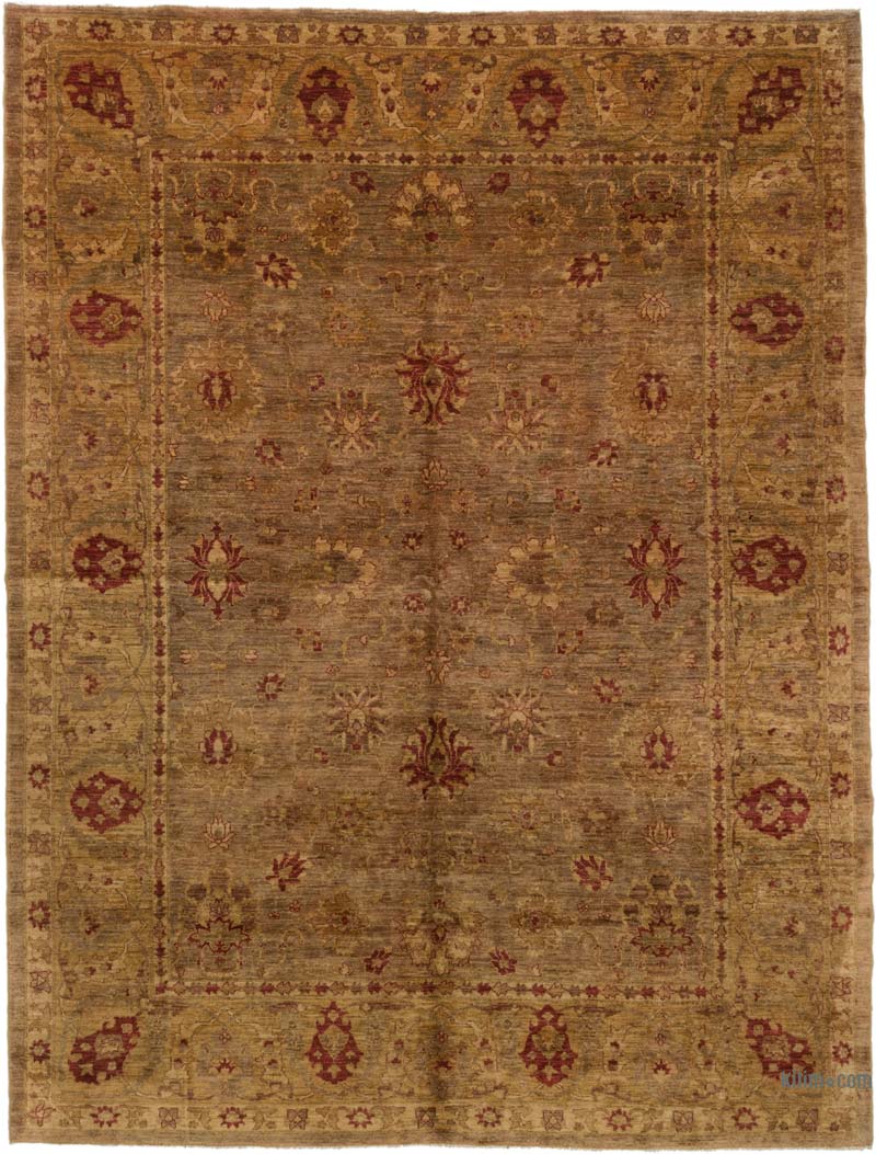 Nueva Alfombra Oushak Tejida a Mano - 243 cm x 321 cm - K0063192