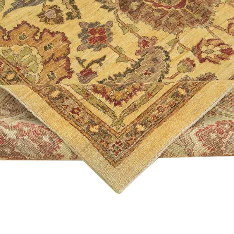 New Hand Knotted Wool Oushak Rug - 7' 3" x 10' 3" (87" x 123") - K0063203