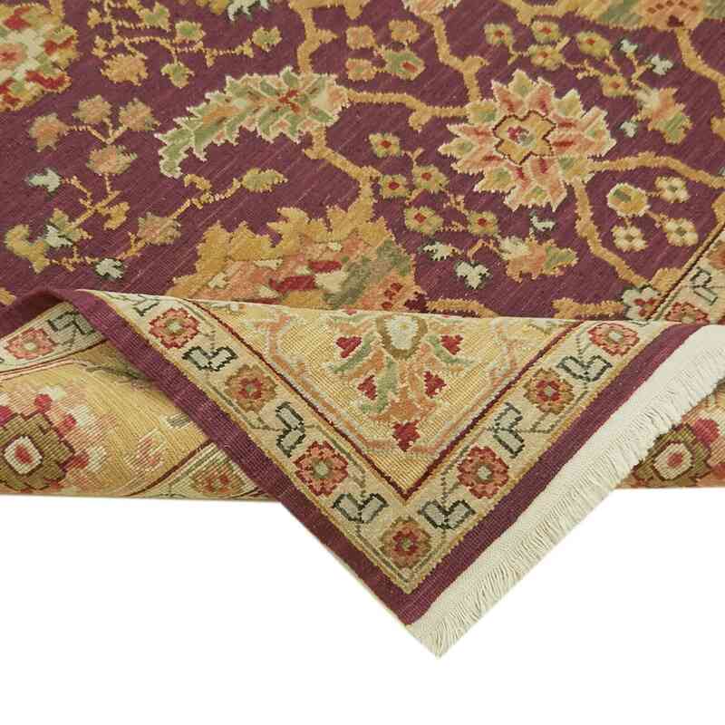 New Hand Knotted Wool Oushak Rug - 5' 11" x 9' 1" (71" x 109") - K0063205