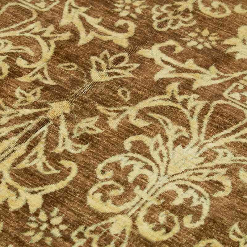 New Hand Knotted Wool Rug - 6' 2" x 9'  (74" x 108") - K0063207