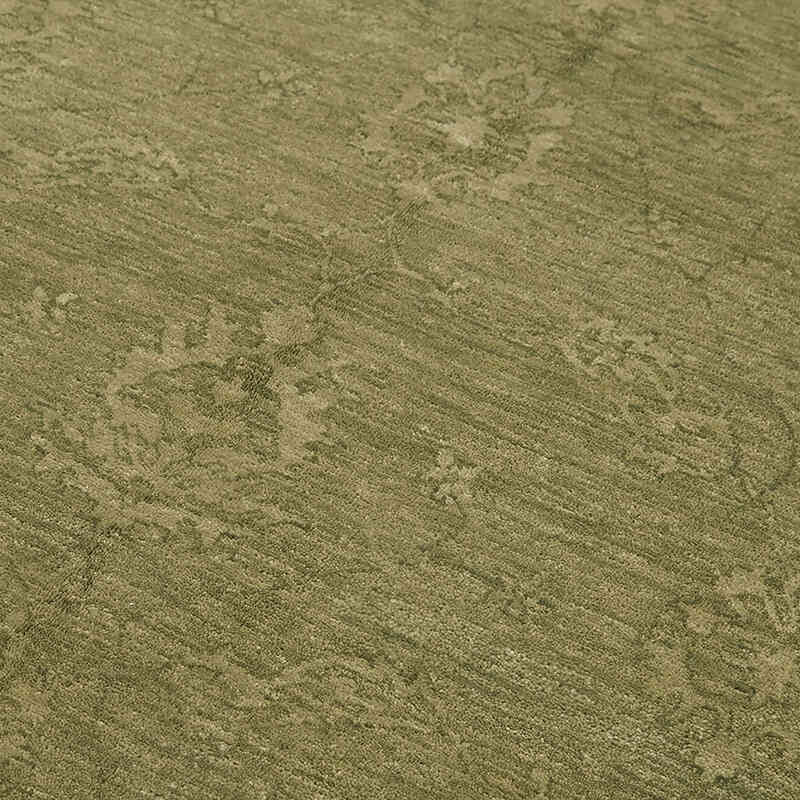 New Hand Knotted Wool Oushak Rug - 6'  x 9'  (72" x 108") - K0063213