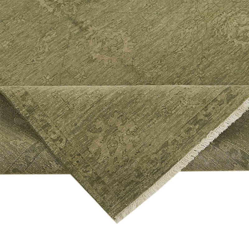 New Hand Knotted Wool Oushak Rug - 6'  x 9'  (72" x 108") - K0063213