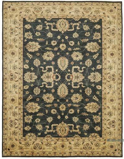 New Hand Knotted Wool Oushak Rug - 8'  x 10' 3" (96" x 123")