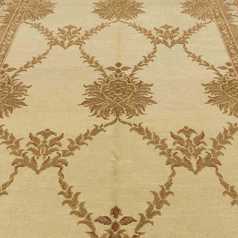 Nueva Alfombra Oushak Tejida a Mano - 203 cm x 308 cm - K0063236
