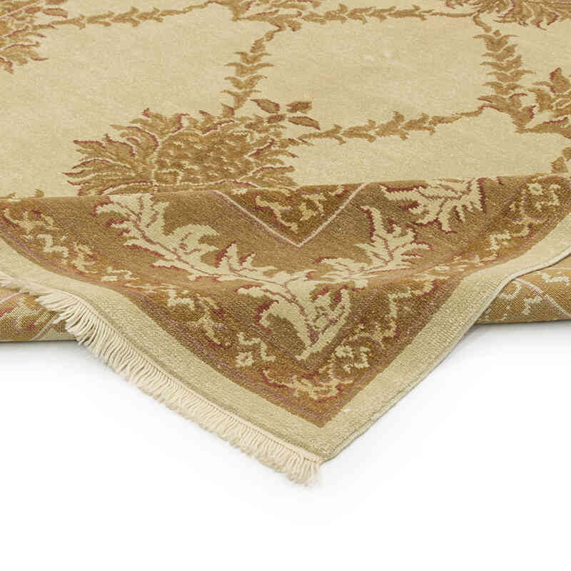 Nueva Alfombra Oushak Tejida a Mano - 203 cm x 308 cm - K0063236