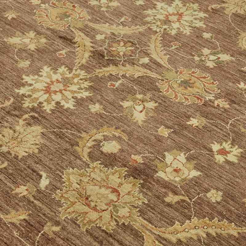 New Hand Knotted Wool Oushak Rug - 8' 1" x 10' 2" (97" x 122") - K0063264