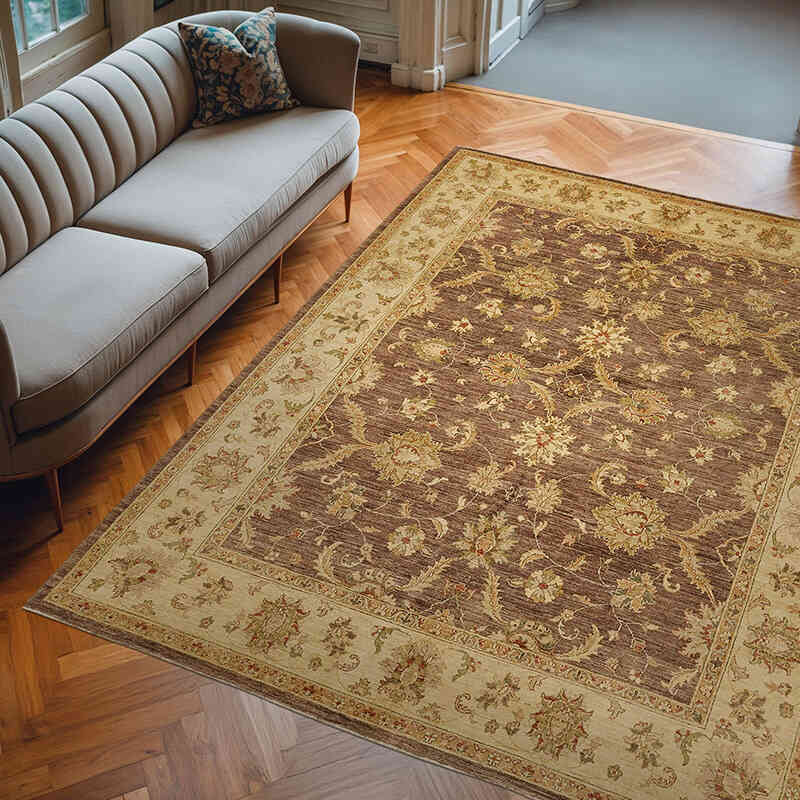 Nueva Alfombra Oushak Tejida a Mano - 247 cm x 311 cm - K0063264