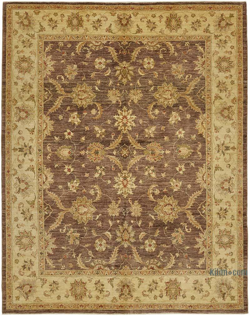 New Hand Knotted Wool Oushak Rug - 8' 1" x 10' 2" (97" x 122") - K0063264