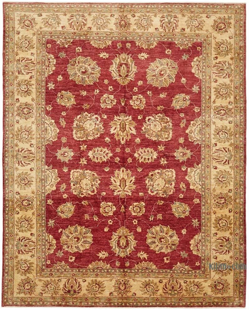New Hand Knotted Wool Oushak Rug - 8' 1" x 9' 9" (97" x 117") - K0063267