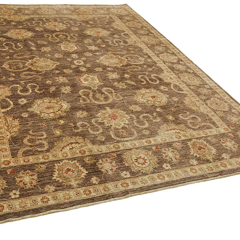 Nueva Alfombra Oushak Tejida a Mano - 216 cm x 280 cm - K0063272