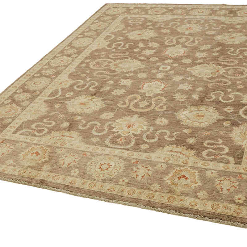 Nueva Alfombra Oushak Tejida a Mano - 216 cm x 280 cm - K0063272