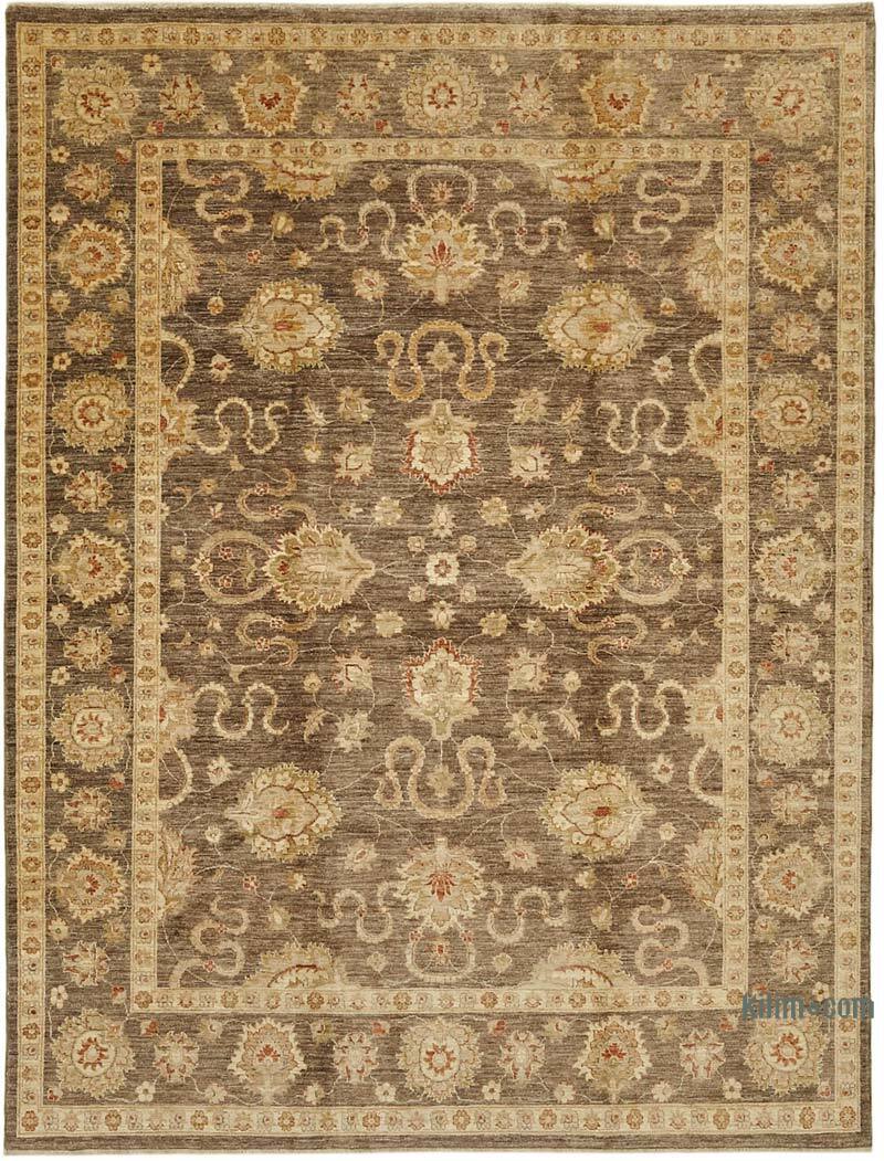 Nueva Alfombra Oushak Tejida a Mano - 216 cm x 280 cm - K0063272