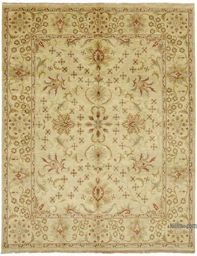 New Hand Knotted Wool Oushak Rug - 8'  x 10'  (96" x 120")