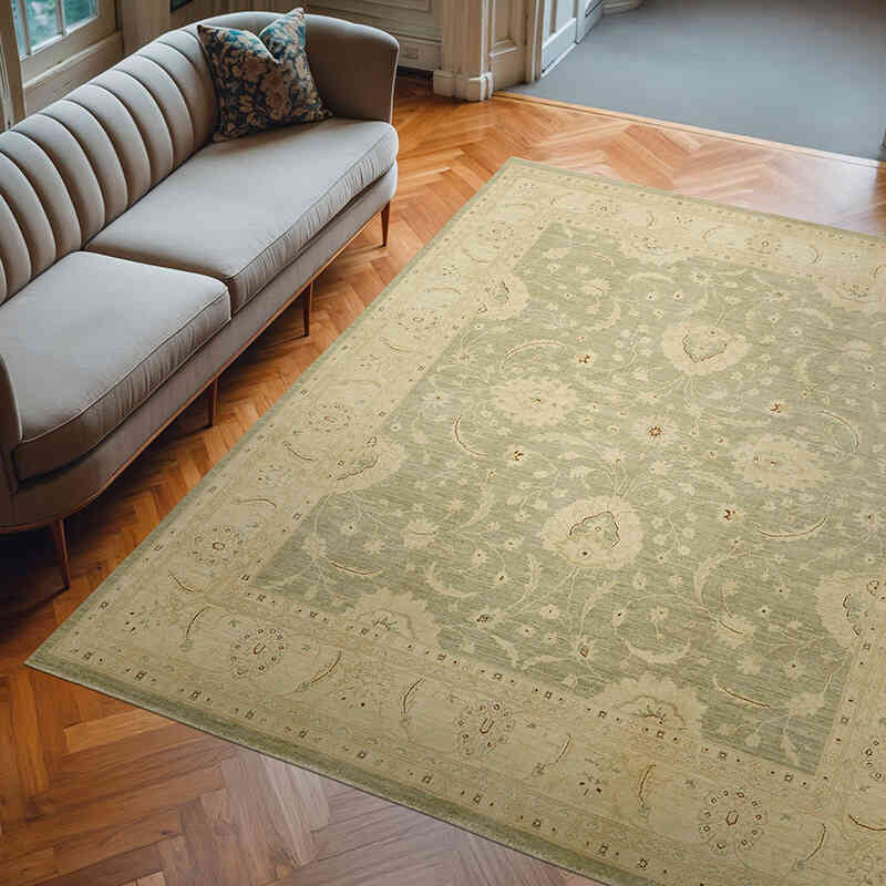 Nueva Alfombra Oushak Tejida a Mano - 257 cm x 297 cm - K0063283