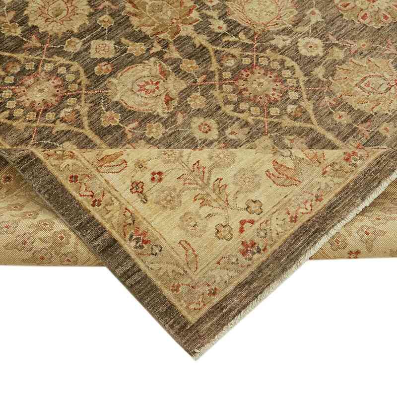 New Hand Knotted Wool Oushak Rug - 9' 1" x 12' 3" (109" x 147") - K0063287