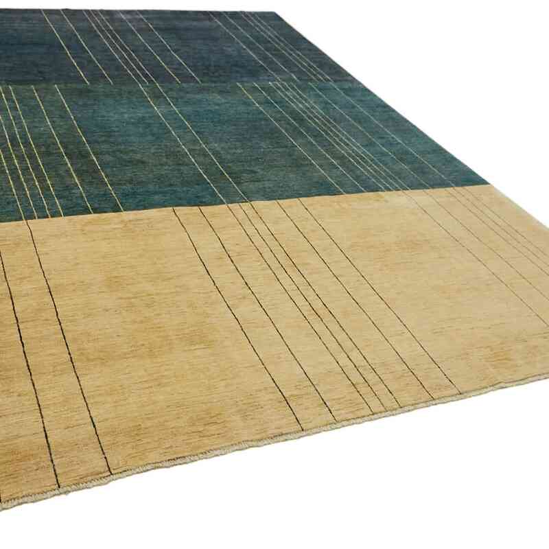 New Hand Knotted Wool Rug - 8' 10" x 11' 5" (106" x 137") - K0063292