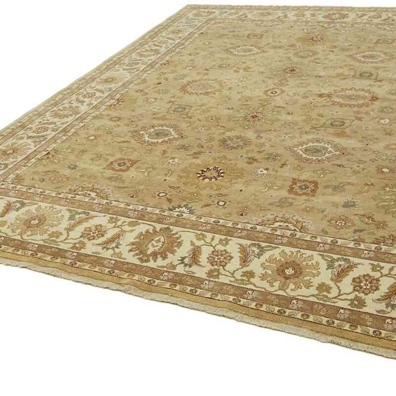 New Hand Knotted Wool Oushak Rug - 8' 11" x 12' 2" (107" x 146") - K0063306