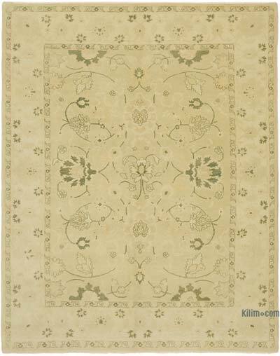 New Hand Knotted Wool Oushak Rug - 8' 3" x 10' 2" (99" x 122")