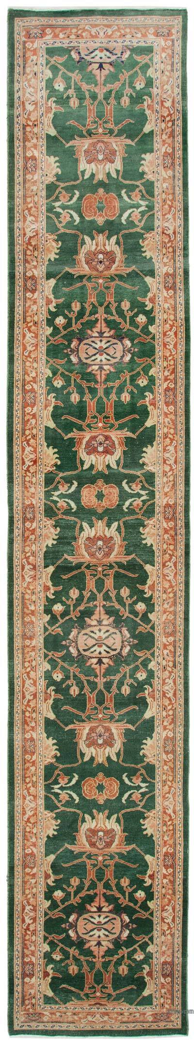 New Oushak Runner Rug - 2' 11" x 18' 3" (35" x 219")