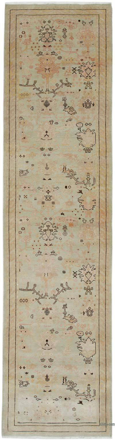Yeni El Dokuma Uşak Halısı - 88 cm x 360 cm