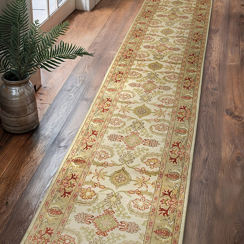 Red New Oushak Runner Rug - 2' 6" x 13' 10" (30" x 166") - K0063317