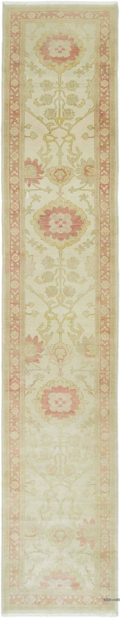 New Oushak Runner Rug - 2' 6" x 13' 3" (30" x 159")