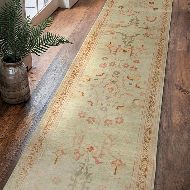 New Oushak Runner Rug - 2' 7" x 12'  (31" x 144") - K0063324