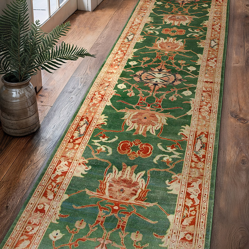 Yeni El Dokuma Uşak Halısı - 90 cm x 358 cm - K0063329