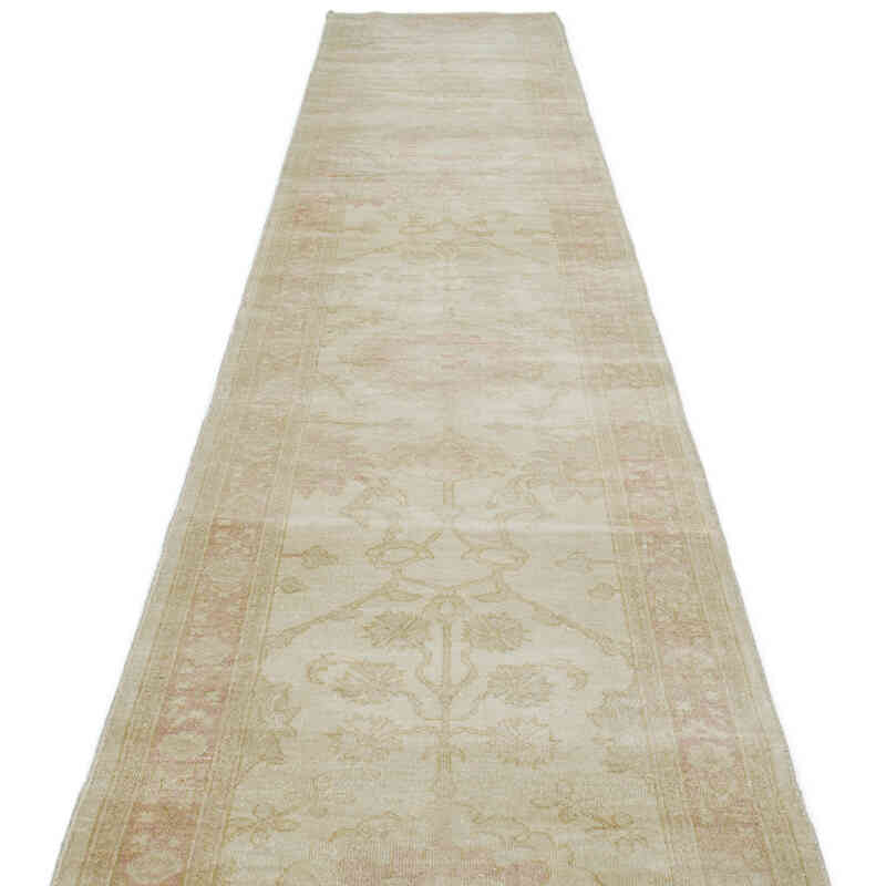 Nueva Alfombra Ushak Tejida a Mano - 76 cm x 403 cm - K0063331